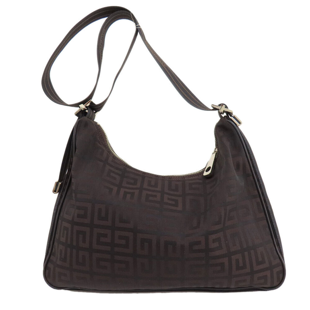 Givenchy brown monogram bag pattern logo shoulder
